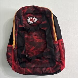 KC Kansas City Chiefs Kingdom NFL Football Backpack NEW 12” X 18”‎